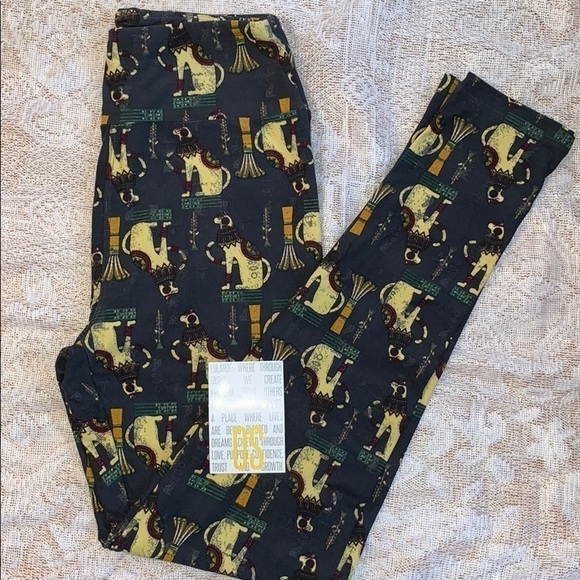 NEW!!! LuLaRoe OS Egyptian Cat Leggings - Picture 2 of 4